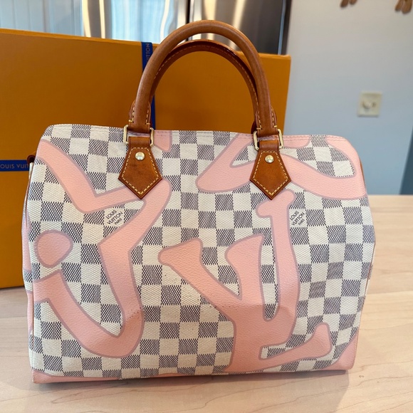 Louis Vuitton Tahitienne Speedy Bag VERY WELL LOVED - Picture 8 of 9